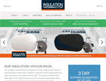 Tablet Screenshot of insulationvacuumbags.com